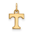 14k Yellow Gold LogoArt University of Tennessee Letter T Extra Small Pendant