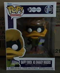 Funko POP! Scooby Doo x Looney Tunes - Daffy Duck As Shaggy Rogers #1240 NEW - Picture 1 of 1