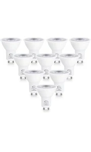 LED Light Bulbs 8W Cool White6000K 70W Halogen Bulbs Equivalent Pack of 10 - Picture 1 of 7