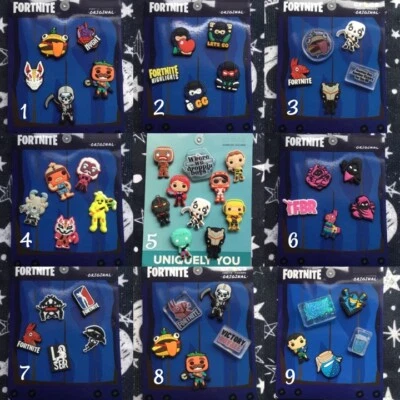 Crocs Handmade jibbitz 5-10pc fortnite video game llama piñata shoe charms set - Image 1 of 4