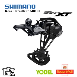 Desviador trasero de 12 velocidades jaula larga Shimano XT RD-M8100 SGS - Imagen 1 de 4
