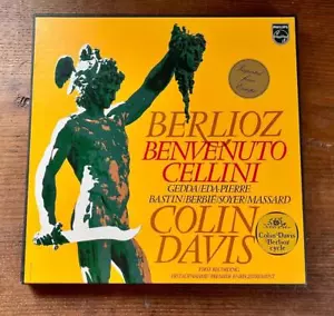 Berloiz Benvenuto Cellini Colin Davis Philips 6707 019 4 LP Box Set NM - Picture 1 of 6