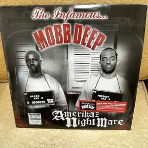 The Infamous Mobb Deep Amerikaz Nightmare 2004 2XLP Vinyl (Grey MARBLE Wax) - Picture 1 of 7