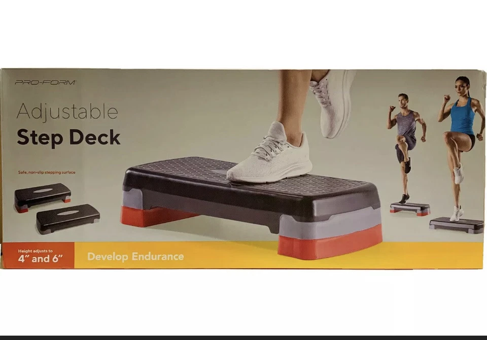 PRO-FORM Adjustable Step Deck 4” and 6” 🔥 New - Imagem 1 de 2