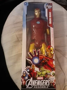 2013 HASBRO~MARVEL TITAN HERO~AVENGERS ASSEMBLE~IRON MAN~12" ACT FIGURE~NIB - Picture 1 of 4