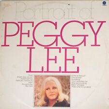 PEGGY LEE - PORTRAIT OF PEGGY LEE - Vinyl Record - HHR00999 VG