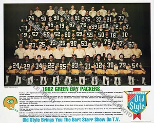 1982 GREEN BAY PACKERS NFL FOOTBALL TEAM 8X10 PHOTO - Picture 1 of 1