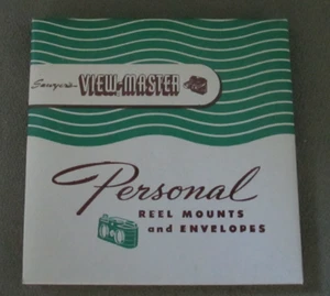 Personal Reel Mounts & Envelopes ViewMaster Stereo Empty Blank Box of 6 SAWYER'S - Picture 1 of 3