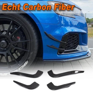 Alerón divisor de aletas de carbono Canards para Audi RS3 2017-2019 - Imagen 1 de 12