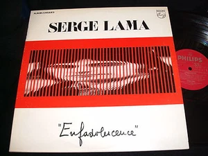 SERGE LAMA<>ENFADOLESCENCE<>2x33 Rpm Vinyl~Canada Pressing<>PHILIPS 6641 844 - Picture 1 of 3