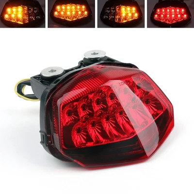 LED Taillight Brake Turn Signal For Kawasaki NINJA250 EX250 ZX-250R 2008-2012 - Imagem 1 de 3