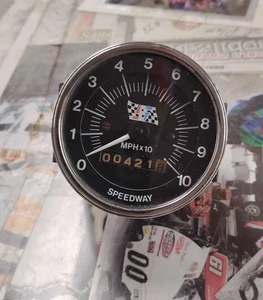 OEM Speedway Snowmobile Speedometer Gauge MPH Meter LOW MILES!! - Picture 1 of 12