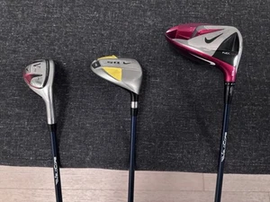 Nike 3 piece set w/ Fujikura Ventus Velocore & JMX grips. DR 4W 3H + headcovers - Picture 1 of 13