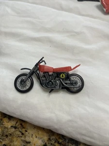 Hot Wheels Flying Colors Motocross 1 Motorcycle Red Hong Kong 1975 Redline Era - Picture 1 of 4