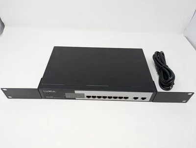 Luxul 10-Port/8 PoE+ Gigabit Managed Switch XMS-1010P + Power Cable + Rack Ears - Image 1 of 4
