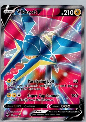 SWSH03: Darkness Ablaze #180/189 Vikavolt V (Full Art) - Image 1 of 2