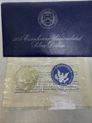 1974 S Eisenhower Silver Dollar Unc - Image 1 of 4