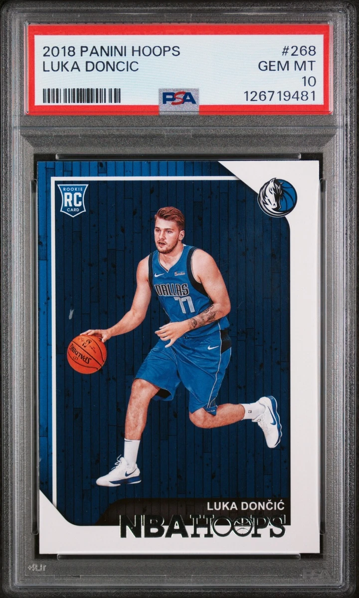 Luka Dončić 10 Graded Rookie Basketball Trading Cards
