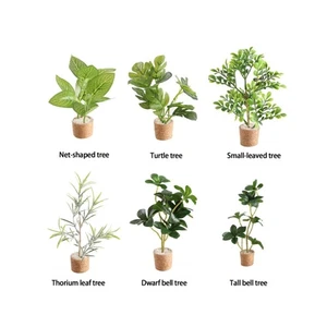 1:6 Scale Dollhouse Miniature Green Potted Plants Flowerpot Garden AccessoriesAR - Picture 1 of 28