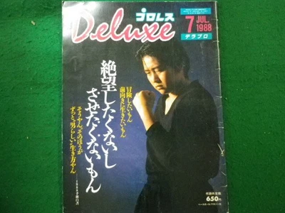 Póster Deluxe Pro Wrestling Della Pro julio 1988, vintage, recuerdos de lucha... - Imagen 1 de 3