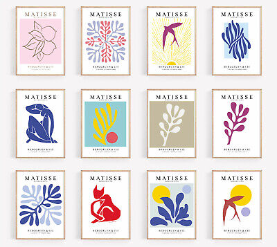 Henri Matisse Ausstellungsdruck Matisse Poster Blume Blumendekor Wandkunst • 6.40€