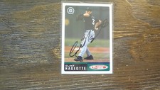 2002 TOPPS TOTAL CLINT NAGEOTTE    AUTOGRAPHED BASEBALL CARD