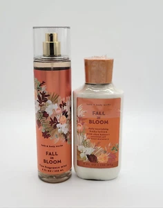 Bath & Body Works Fall In Bloom Fine Fragrance Body Mist & Body Lotion Set of 2 - Picture 1 of 3
