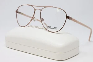 Diane Von Furstenberg Eyeglasses Women's Rose Gold Aviator Metal 54mm DVF8069-77 - Picture 1 of 7