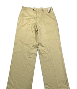 Brooks Brothers Pants Mens 33 x 32 Yellow Cotton New NWT Trousers Chino Dress - Picture 1 of 9