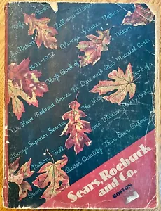 Vintage 1931-1932 Sears Roebuck & Co. Fall-Winter Catalog No. 163-Not A Reprint - Picture 1 of 15