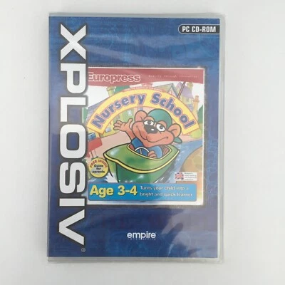Europress: Nursery School Age 3-4 (PC CD-Rom)  - Factory Sealed - Image 1 of 2