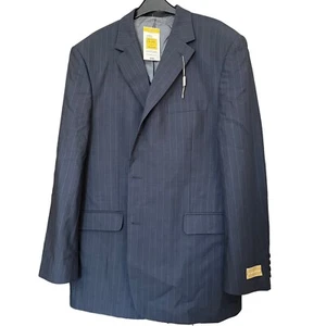Blazer Traje Ligero Marks And Spencer Nuevo con Etiquetas Rayas Azul Formal - Imagen 1 de 13