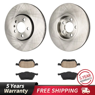 Rotores de freno de disco delanteros 286,8 mm + Kit de pastillas para Volkswagen Golf GTI 2000-2006 Foto 1 de 4