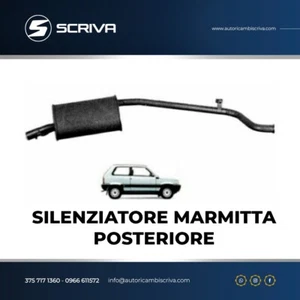Marmitta Silenziatore posteriore FIAT PANDA 141A 1100 Trekking 4x4 91>04 - Imagen 1 de 1
