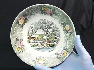 Adams Plate est 1657 England With Artwork Glass Collectable Vintage - Picture 1 of 9