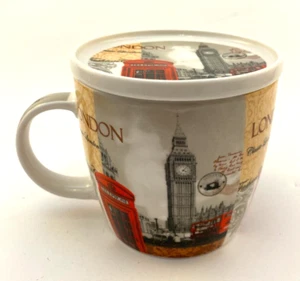 Leonardo Collection London Mug & Coaster Set England Bone China - Picture 1 of 5