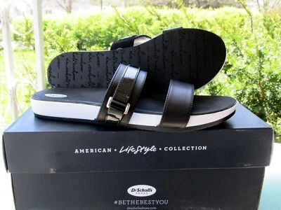 Sandalias cómodas Dr. Scholl’s para mujer talla 7, 9, 10 negras ligeras Foto 1 de 4