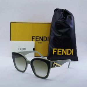 New FENDI FE40098I 95P Light Green/Gradient Green 63-15-140 Sunglasses - Picture 1 of 7