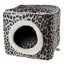 Cat Pet Bed Cave- Indoor Enclosed Covered Cavern/House for Cats Kittens and Smal