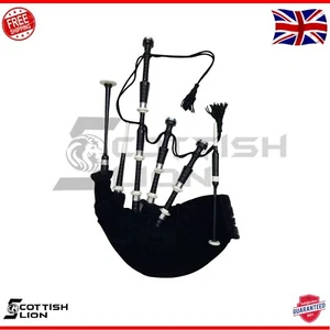 Ready-to-Play Highland Bagpipe Half Set in Black Rosewood - Picture 1 of 1