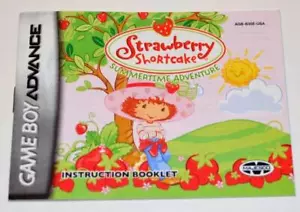 MANUAL ONLY Strawberry Shortcake: Summertime Adventure Nintendo Gameboy Advance - Picture 1 of 1