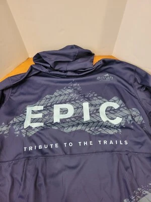 Sudadera con capucha de microfibra XL Borah Teamwear "Epic-Tribute To The Trails" para dama nueva sin etiquetas Foto 1 de 4