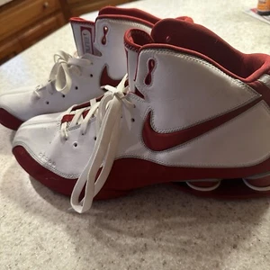Nike Shox Slam Zoom Air Elite Herren Basketball weiß & rot 324826-161 Größe 16,5 - Bild 1 von 11