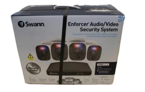 Swann 8 Channel 1080p DVR CCTV, 8-Camera Wired Smart Security Surveill - Picture 1 of 5