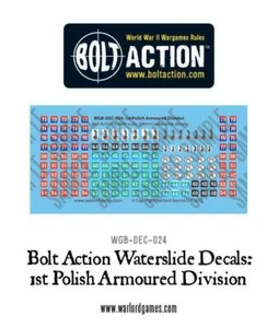 Polnische 1. Panzerdivision - Bolt Action Aufkleber - Bild 1 von 1