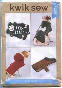 Abrigos para perros KWIK SEW K4302 TALLA M-L 2020 sin cortar - Imagen 1 de 3