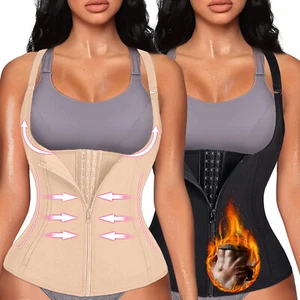 Fajas Reductoras Colombianas Body Shaper Waist Trainer Tummy Control Girdle Top - Picture 1 of 18