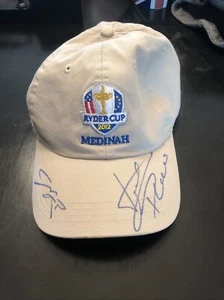 Ryder Cup 2012 Medinah Hat Strapback AHEAD Signed, Laurie/Donald + 1 Other - Picture 1 of 9