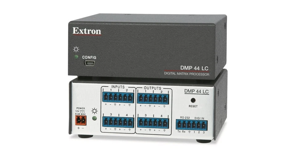 Extron DMP 44 LC 4x4 Digital Matrix Processor w/ AC Adapter - Image 1 of 2