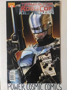 Terminator / Robocop: Kill Human #1 (Dynamite Jul 2011) En estado bastante bueno/casi nuevo Simonson Cubierta A - Imagen 1 de 2